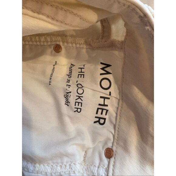 Mother bump in the night off white denim jeans size 27 - Picture 9 of 11
